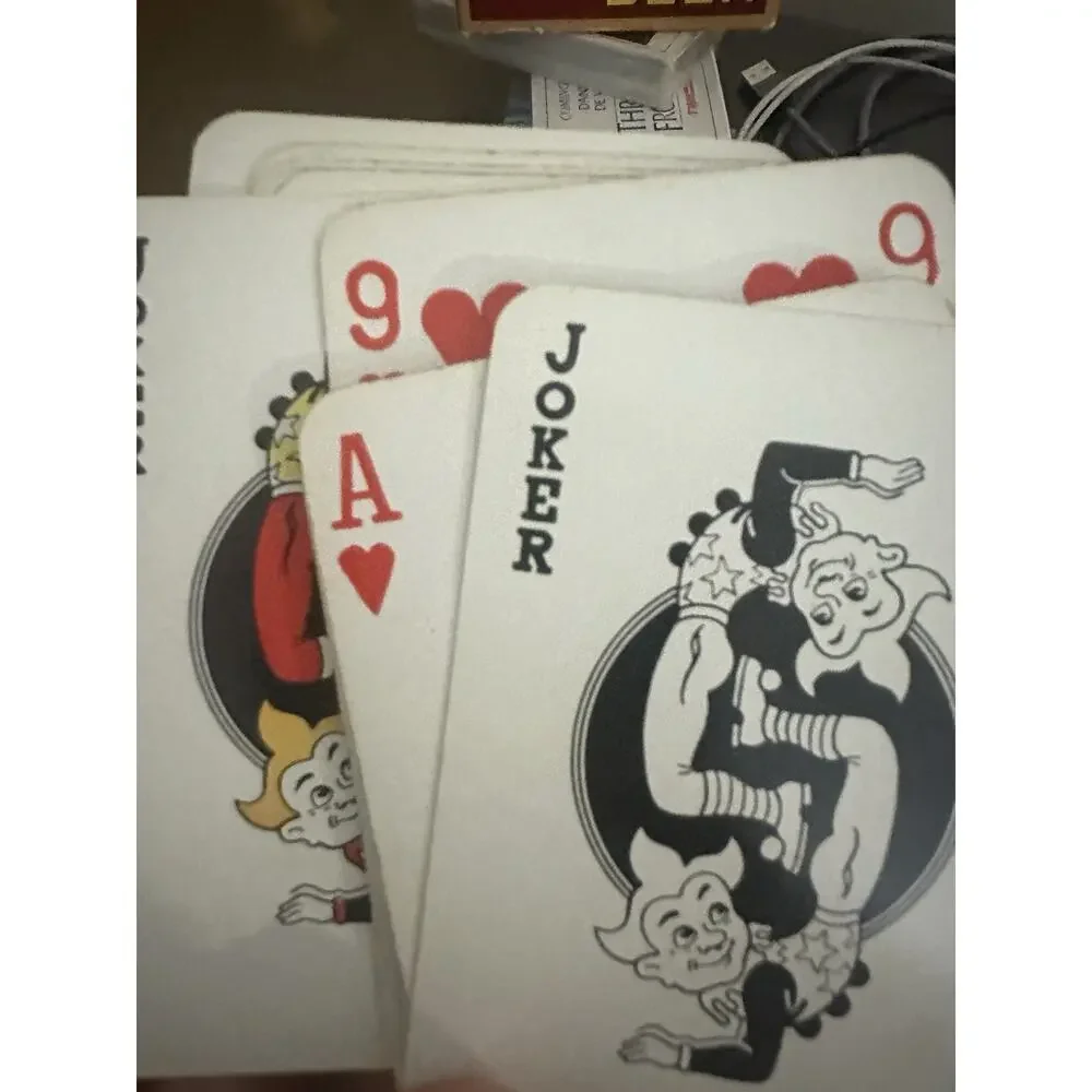 Vintage Cie Gle Transatlantique French Line Playing Cards Full Deck + 2 Jokers